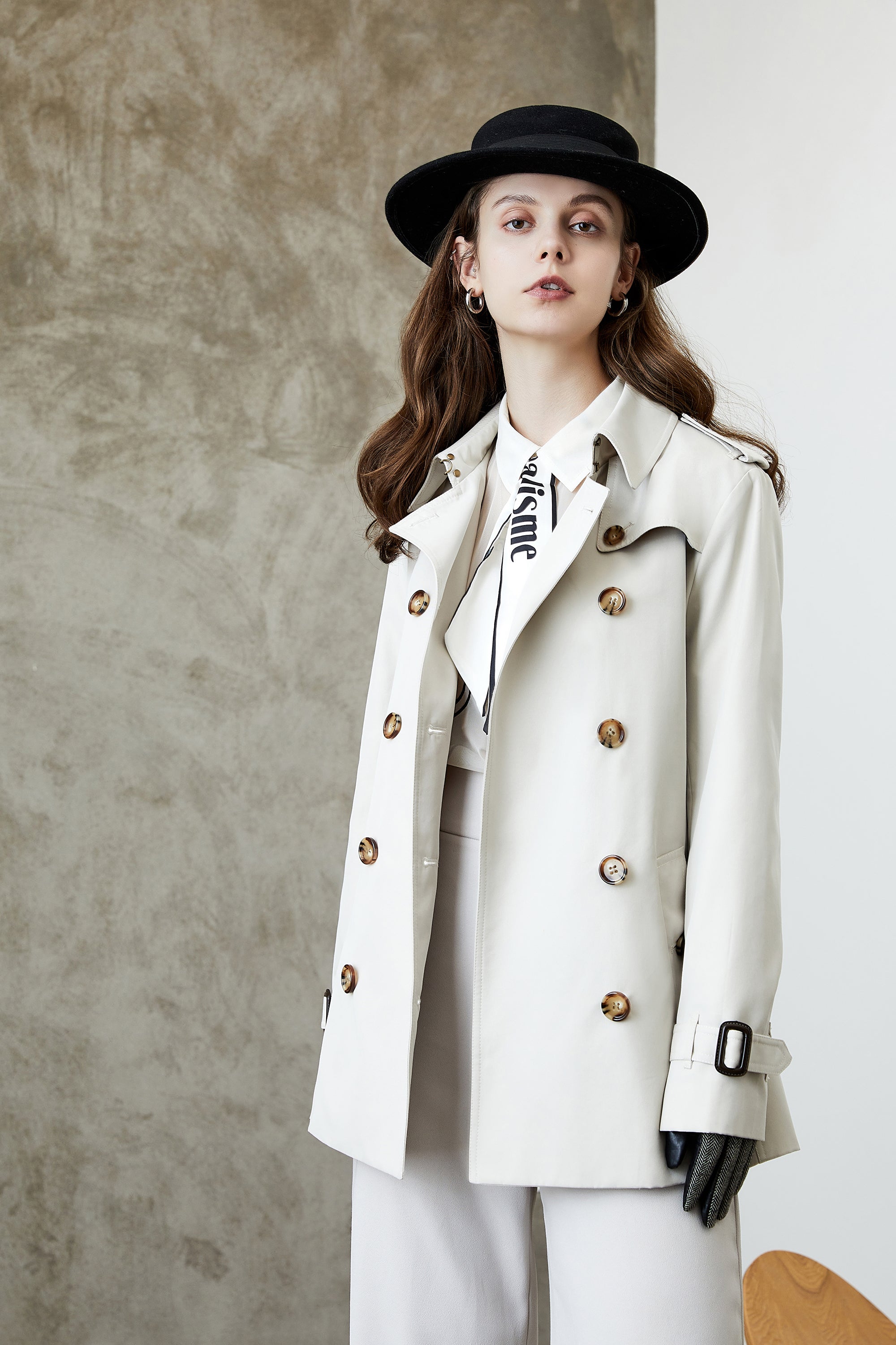 Burberry on sale coat white